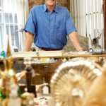 Male antique shop proprietor